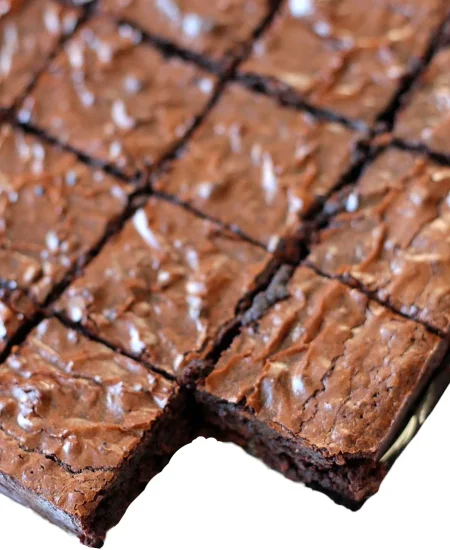 Brownie-cortado