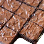 Brownie-cortado